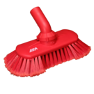 Vikan Soft Waterfed Angle Adjustable Brush Red