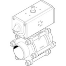 VZBA-3-WW-63-T-22-F0710-V4V4T-PP180-R-90-C Festo Ball valve actuator unit