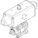 VZBA-3/4-GG-63-T-22-F0304-V4V4T-PS30-R-90-4-C Festo Ball valve actuator unit