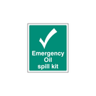 Fosse Emergency Oil Spill Kit Sign RP 300 x 250mm
