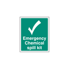 Fosse Emergency Chemical Spill Kit Sign SAV 300 x 250mm