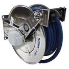 AV1000 BK Kiowa 304 Stainless Steel S R H Reel, 12-15m x 1/2", 200bar, 